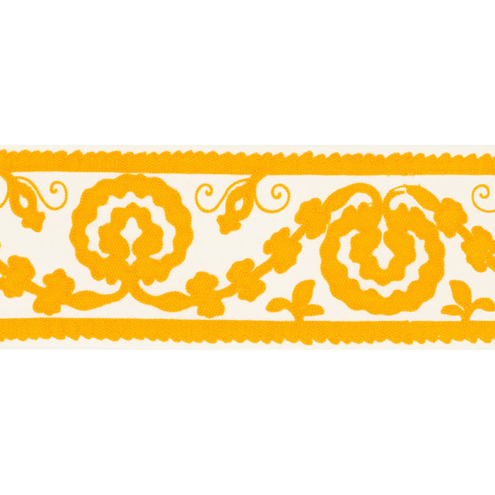 Schumacher Ashbury Tape Yellow Trim 70590