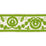 Schumacher Ashbury Tape Leaf Trim Sample 70591