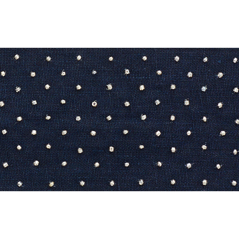 Schumacher Northern Lights Beaded Tape Navy Trim 70621