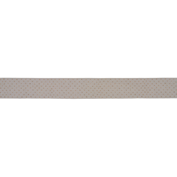 Schumacher Northern Lights Beaded Tape Grey Trim Sample 70625