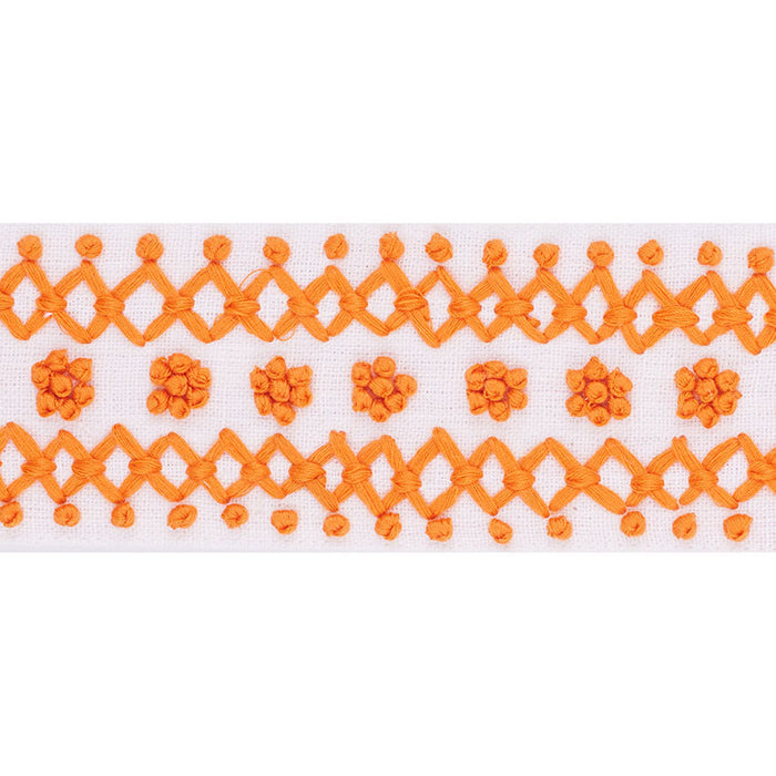 Schumacher Sunnyvale Tape Orange Trim Sample 70632