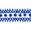 Schumacher Sunnyvale Tape Blue Trim Sample 70636