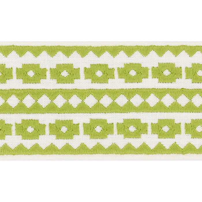 Schumacher Talitha Tape Leaf Trim Sample 70640