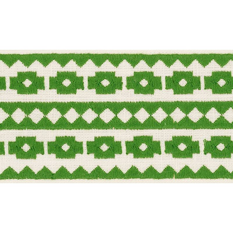 Schumacher Talitha Tape Green Trim 70644