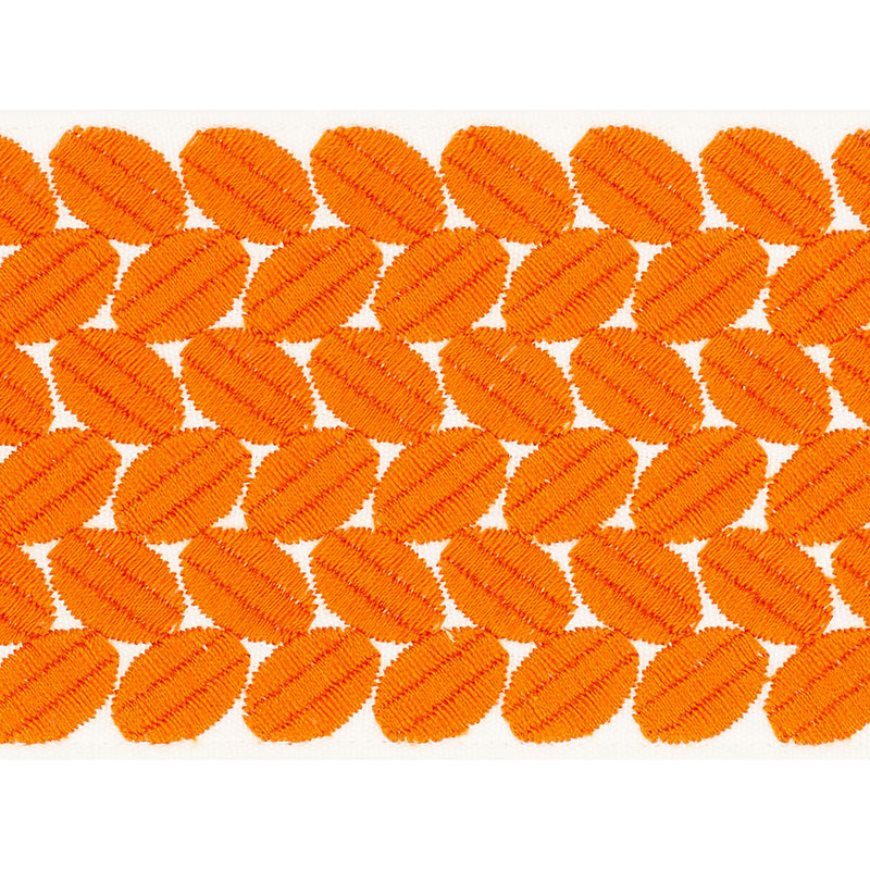 Schumacher Berkeley Tape Wide Orange Trim 70651