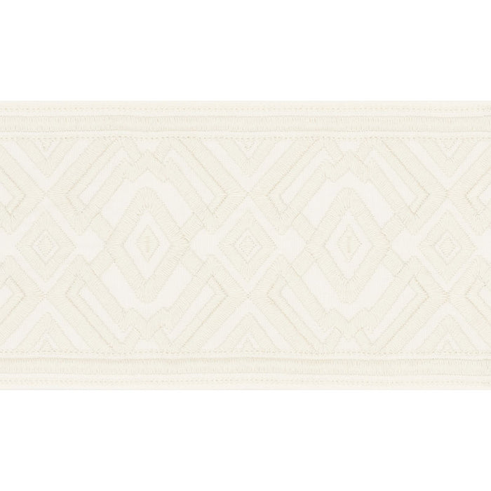 Schumacher Avalon Tape Ivory Trim Sample 70660