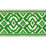 Schumacher Avalon Tape Green Trim Sample 70663