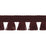 Schumacher Bell Fringe Wine Trim Sample 70723