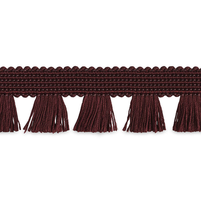 Schumacher Bell Fringe Wine Trim Sample 70723