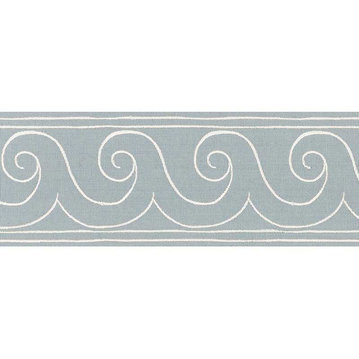 Schumacher Greek Waves Trim Sky Trim Sample 70751