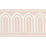 Schumacher Arches Embroidered Tape Wide Blush Trim Sample 70774