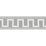 Schumacher Greek Key Embroidered Tape Sky Trim Sample 70801