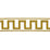 Schumacher Greek Key Embroidered Tape Gold Trim 70813