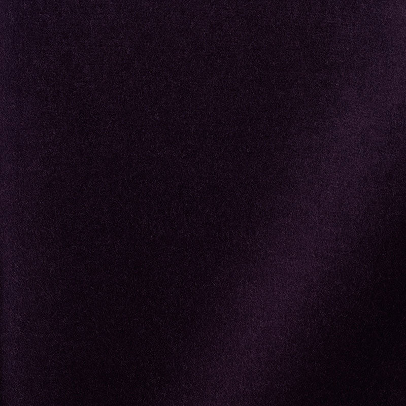 Schumacher Rocky Performance Velvet Aubergine Fabric 70825