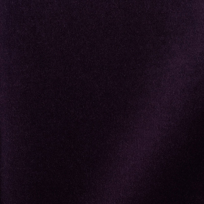 Schumacher Rocky Performance Velvet Aubergine Fabric Sample 70825