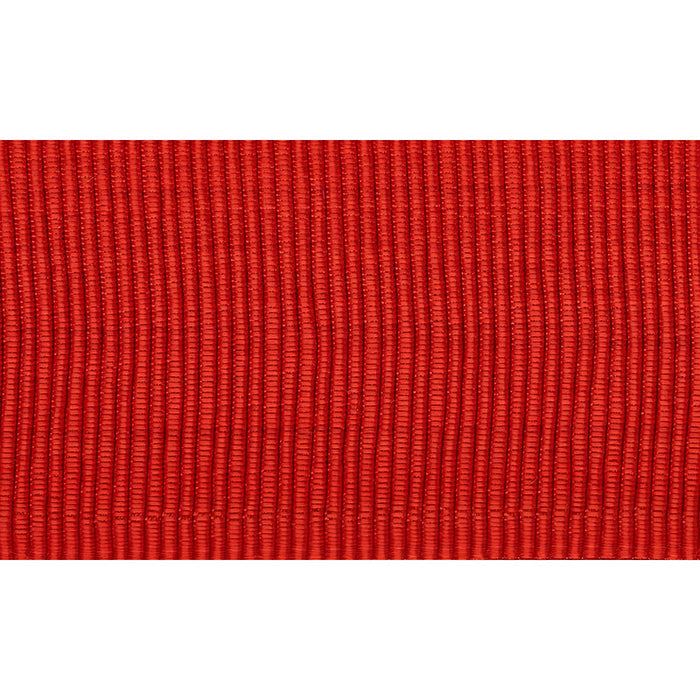 Schumacher Wide Faille Tape Red Trim Sample 70849