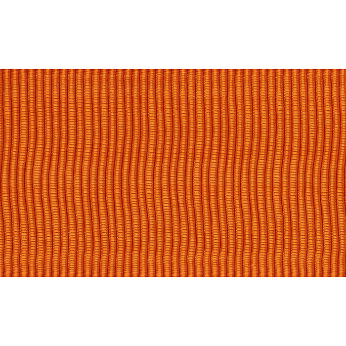 Schumacher Wide Faille Tape Orange Trim Sample 70851