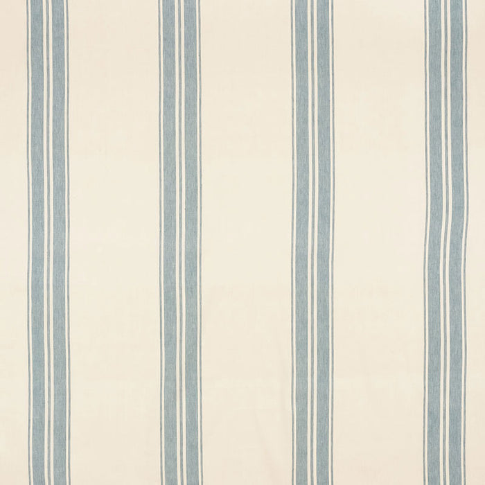 Schumacher Brentwood Stripe China Blue Fabric 70871