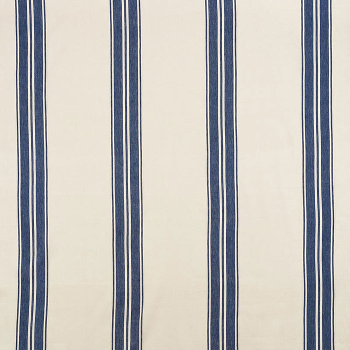 Schumacher Brentwood Stripe Cobalt Fabric Sample 70872