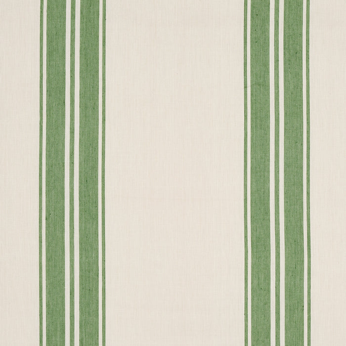 Schumacher Brentwood Stripe Leaf Green Fabric 70873