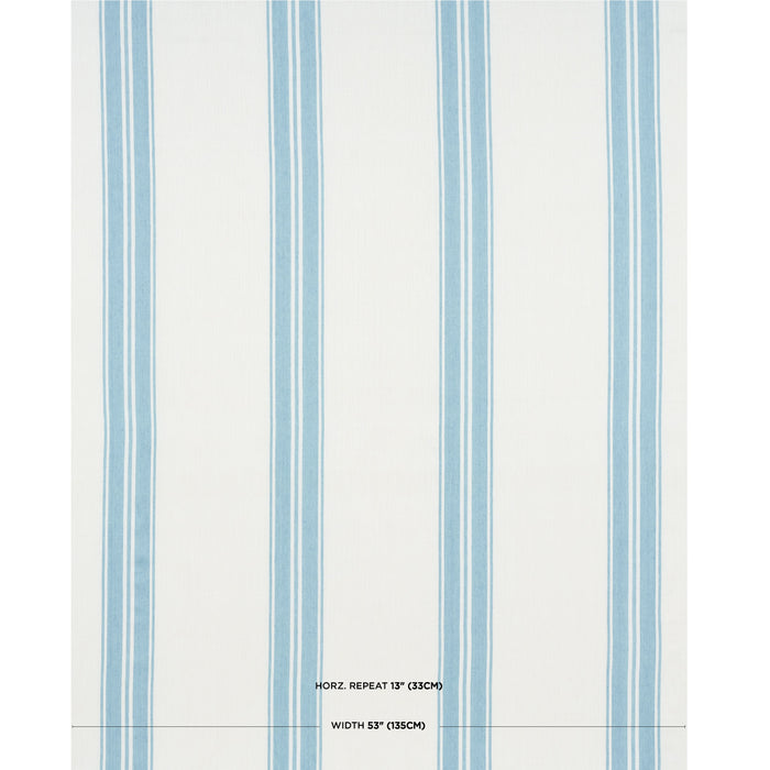 Schumacher Brentwood Stripe Pool Fabric 70875