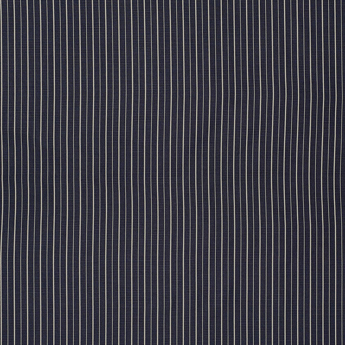 Schumacher Ostia Stripe Indoor/Outdoor Navy & Ivory Fabric Sample 70890