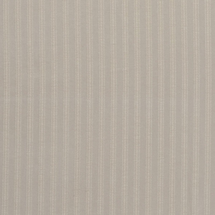 Schumacher Zelda Stripe Platinum Fabric Sample 71081