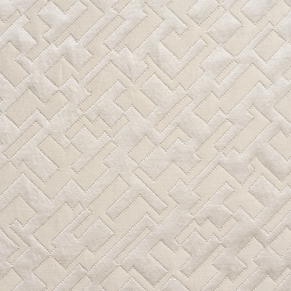 Schumacher Salon Matelasse Satin Limestone Fabric 71191