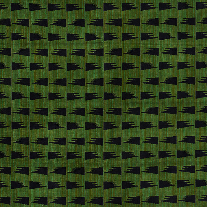 Schumacher Tutsi Green Fabric Sample 71222