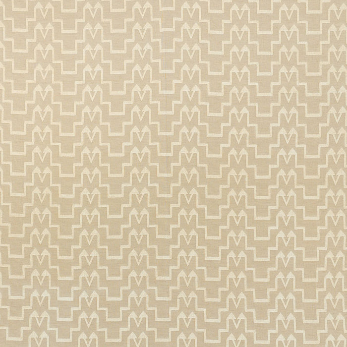 Schumacher Turkish Step Ivory/Natural Fabric Sample 71241