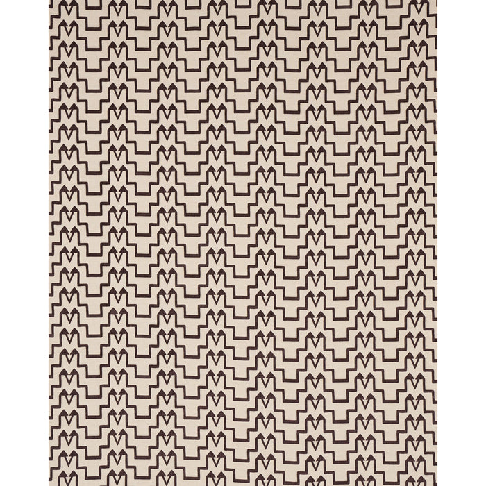 Schumacher Turkish Step Brown Fabric Sample 71244