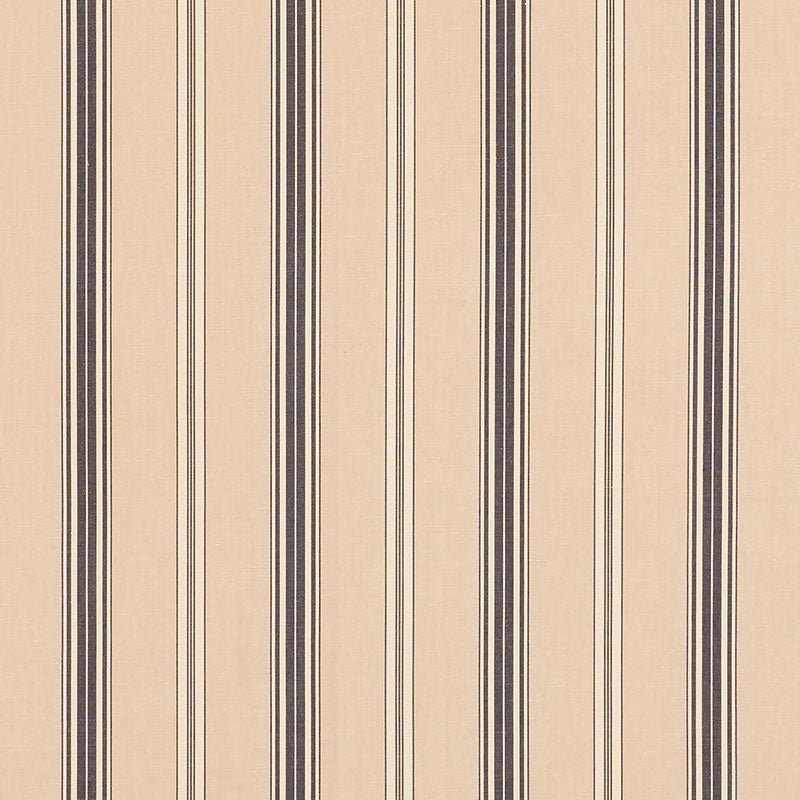 Schumacher Coco Stripe Stone Fabric 71292