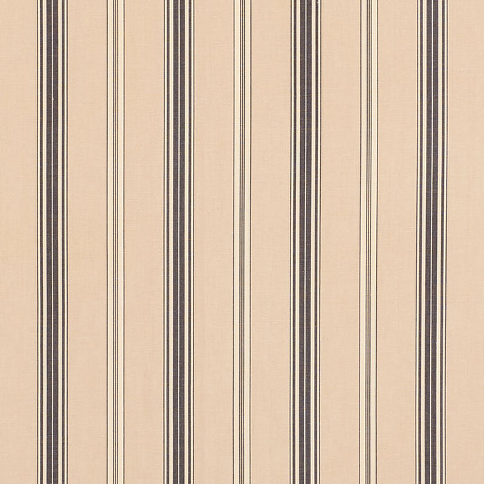 Schumacher Coco Stripe Stone Fabric Sample 71292