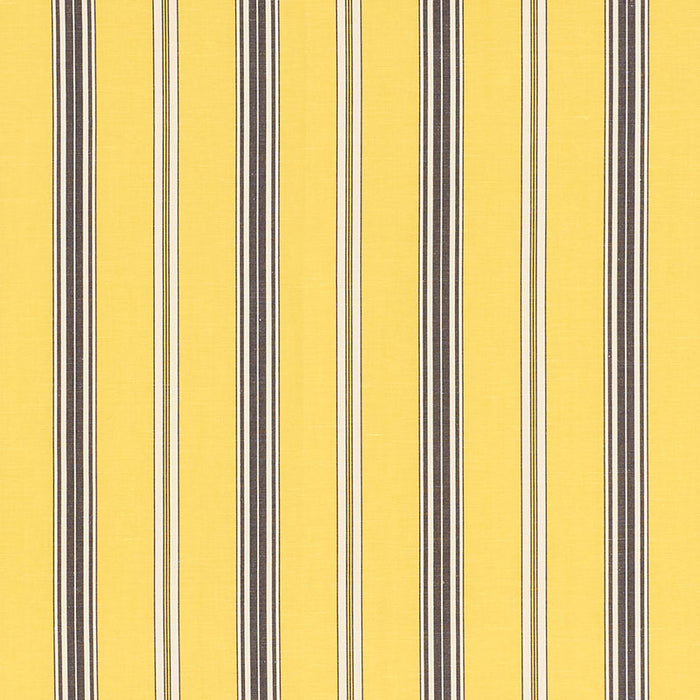 Schumacher Coco Stripe Yellow Fabric Sample 71294