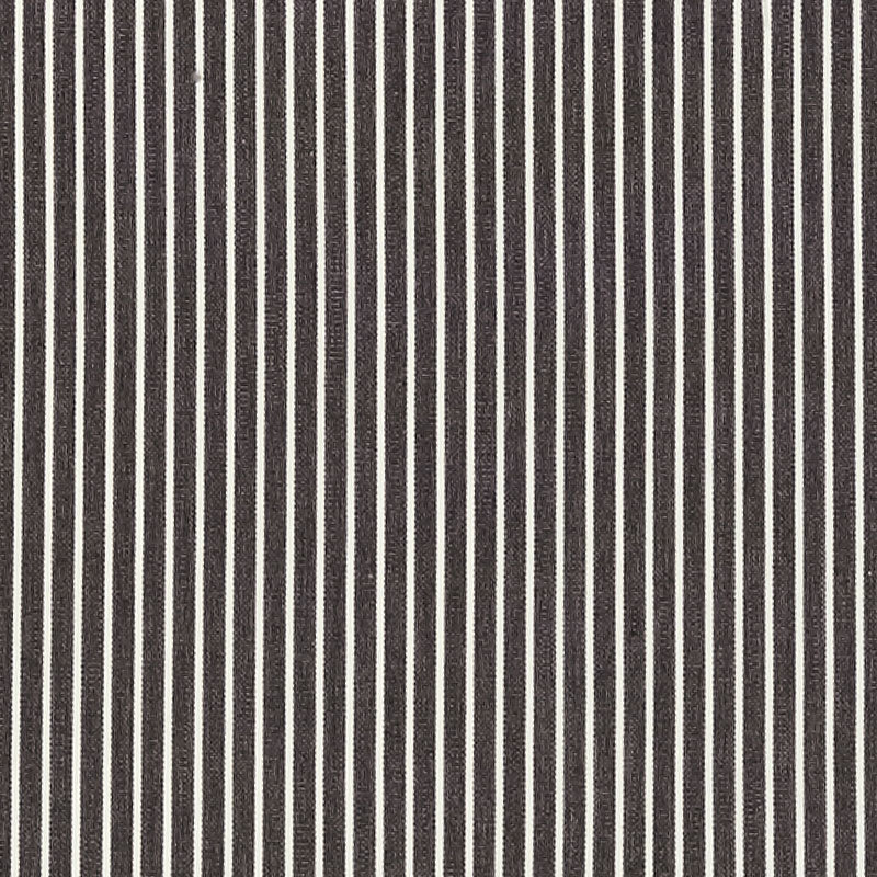 Schumacher Edie Stripe Black Fabric Sample 71300