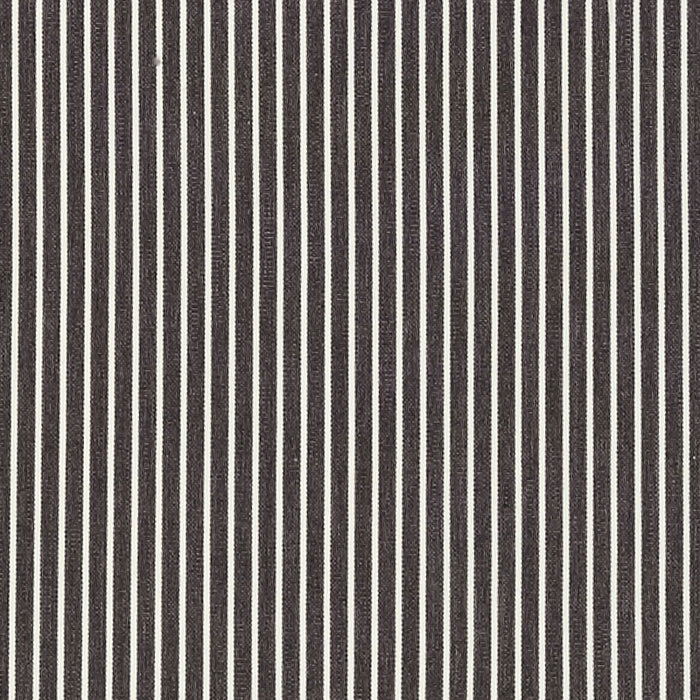 Schumacher Edie Stripe Black Fabric Sample 71300