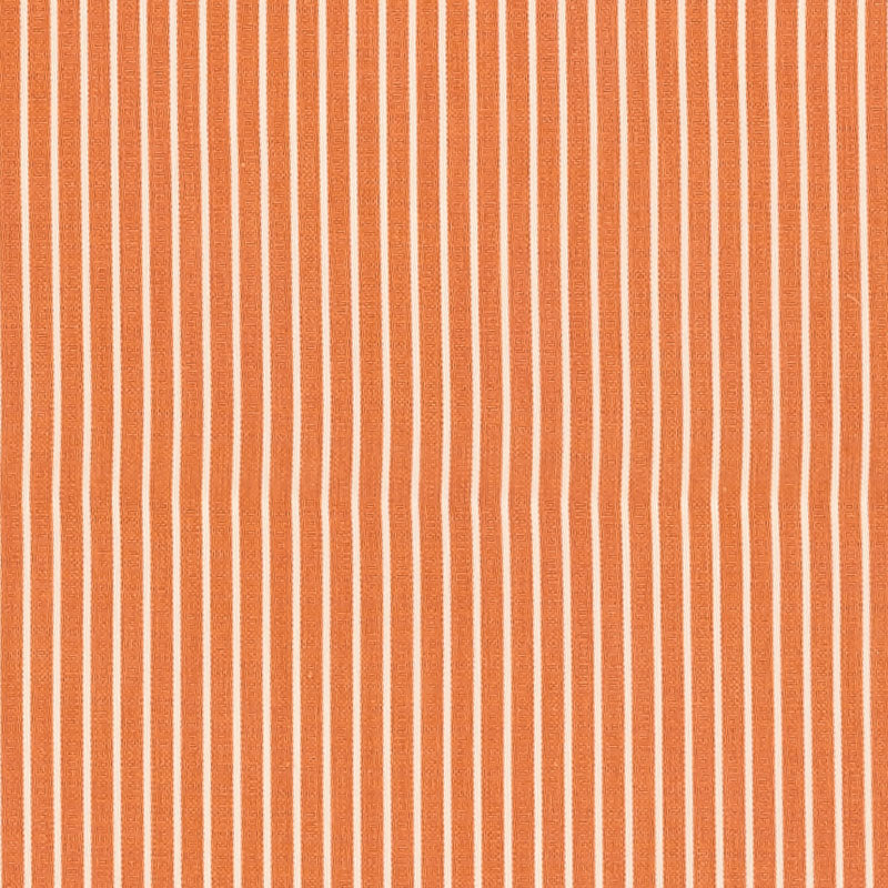 Schumacher Edie Stripe Orange Fabric 71308