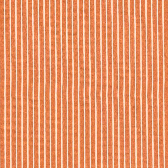 Schumacher Edie Stripe Orange Fabric 71308