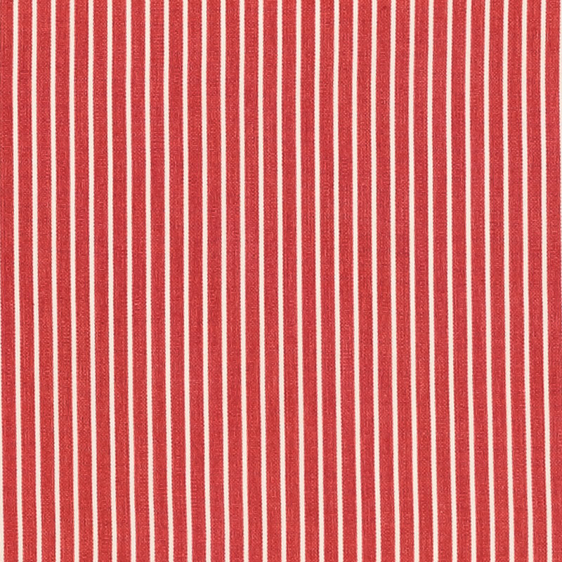 Schumacher Edie Stripe Red Fabric 71309