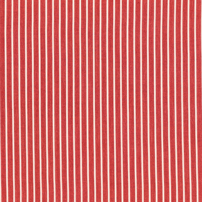 Schumacher Edie Stripe Red Fabric Sample 71309