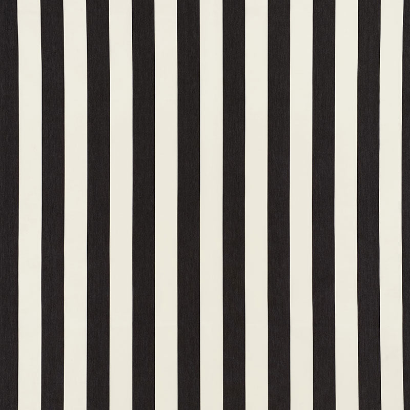 Schumacher Andy Stripe Black Fabric 71320