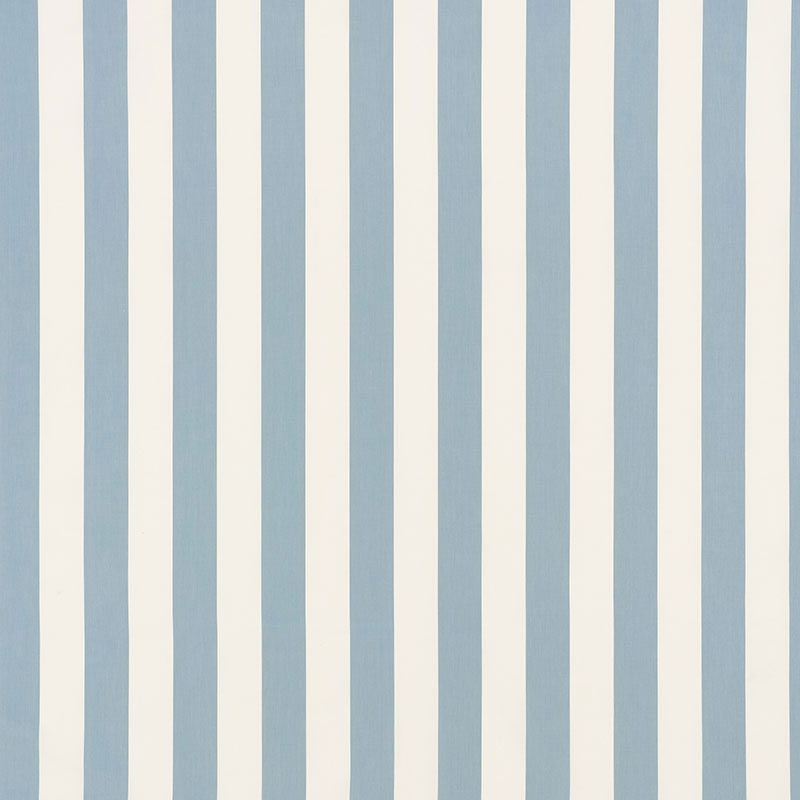 Schumacher Andy Stripe Sky Fabric 71324