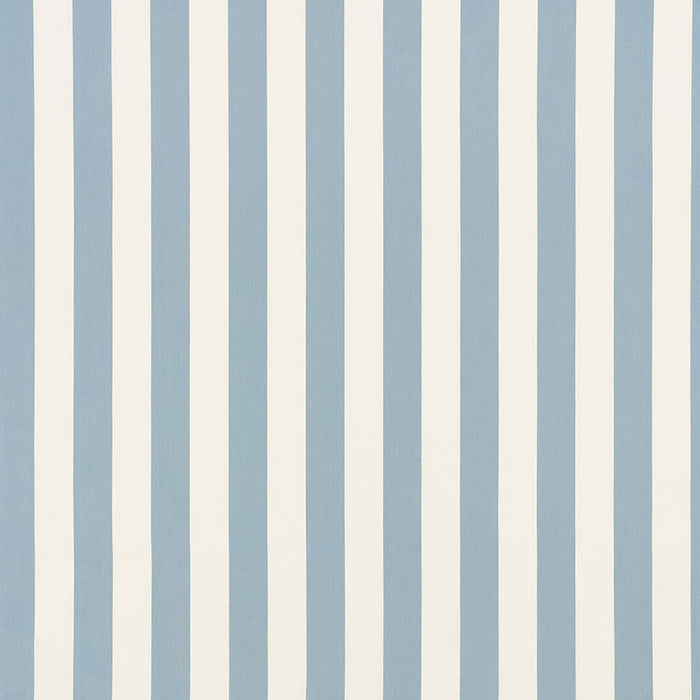 Schumacher Andy Stripe Sky Fabric 71324