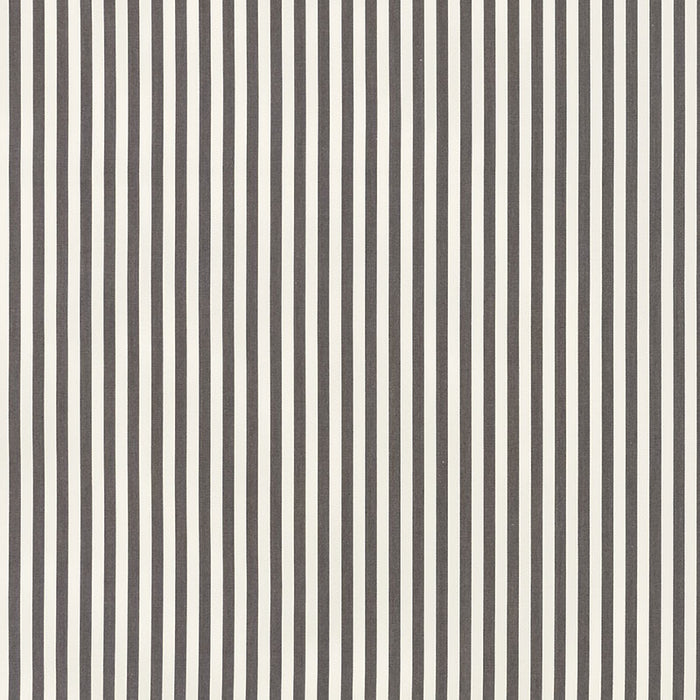 Schumacher Brigitte Stripe Charcoal Fabric 71341