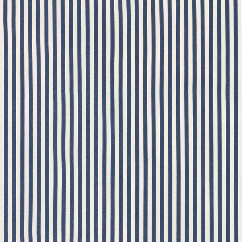 Schumacher Brigitte Stripe Navy Fabric 71344