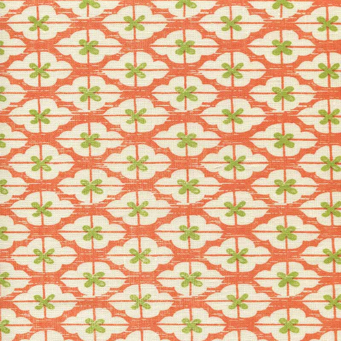 China Seas Kyoto Two Color Orange New Jungle Fabric Sample 7135-06