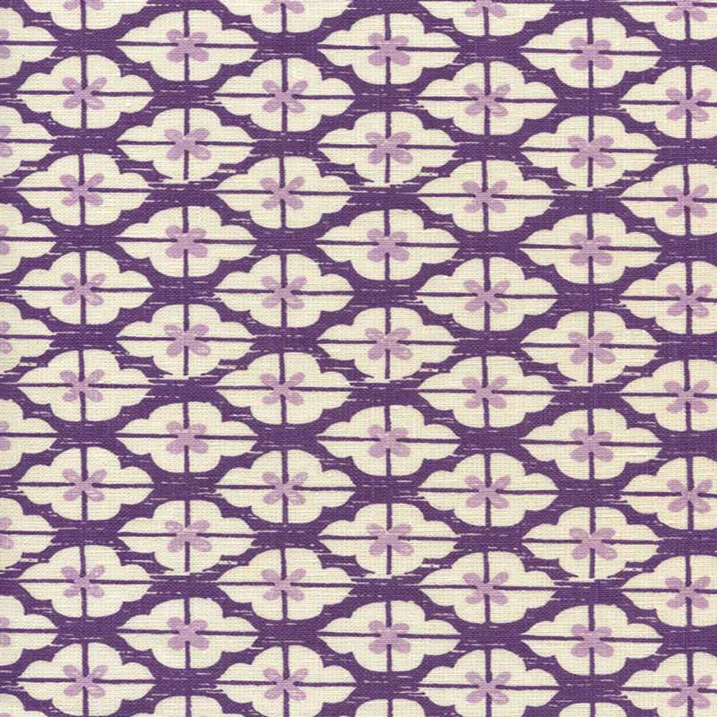 China Seas Kyoto Two Color Purple Lilac Fabric Sample 7135-07