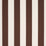 Schumacher James Stripe Brown Fabric 71353