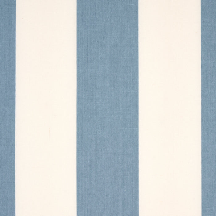 Schumacher James Stripe Sky Fabric 71355