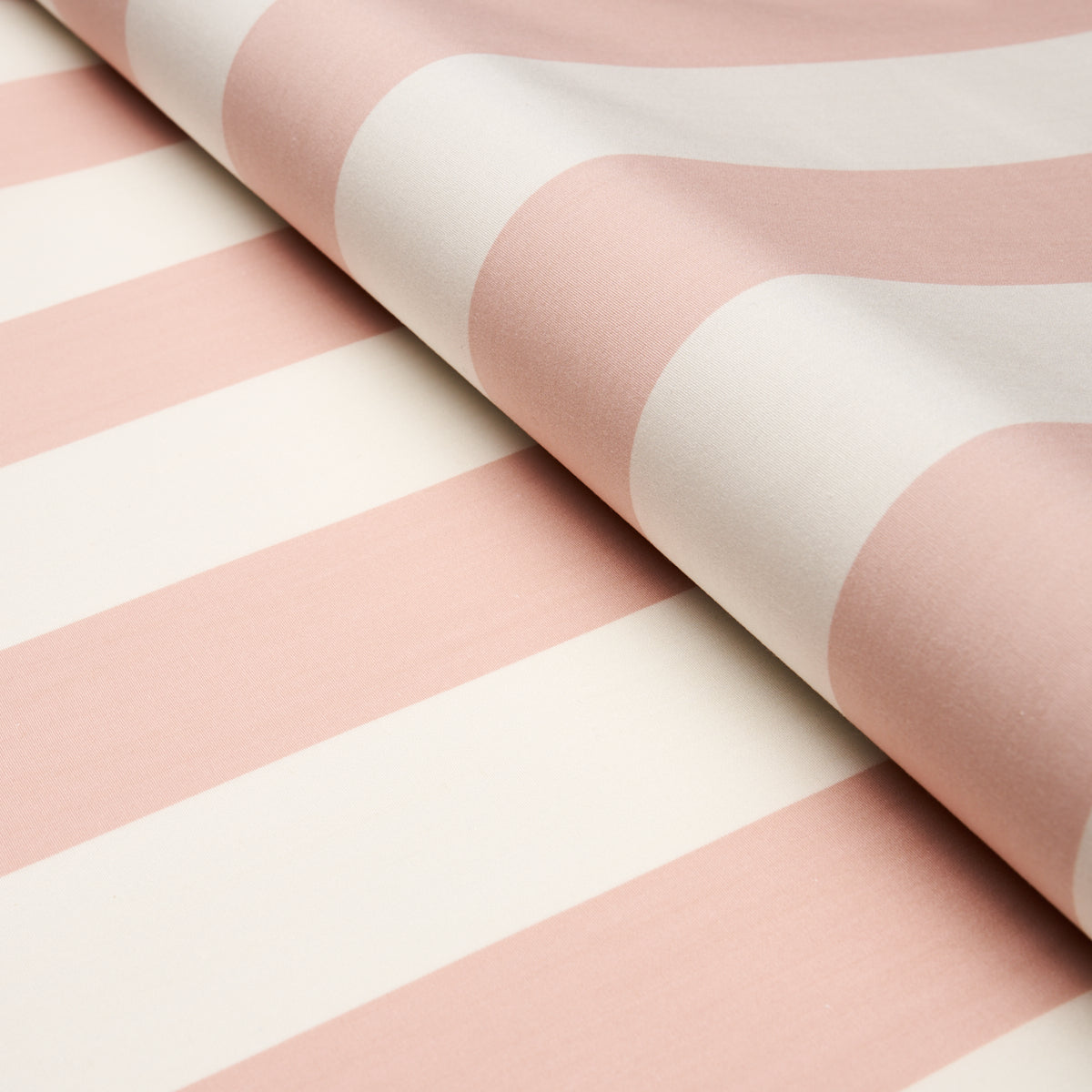 Schumacher James Stripe Blush Fabric 71356